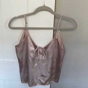 Brandy Melville Adjustable Strap Silk Key Hole